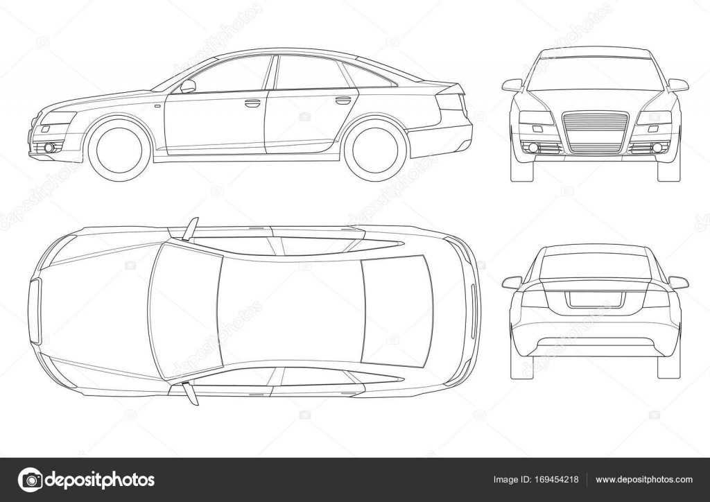 car pro vehicle outlines templates